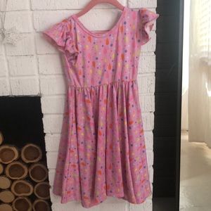 Pink dot dot smile size 5/6 dress